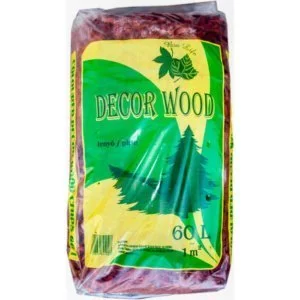 Vörös Fenyőkéreg Decor Wood 60 Liter